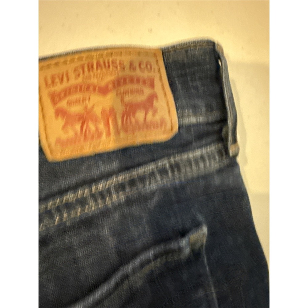 Levis 33X30 Size 16M Womens Classic Straight 5 Pocket Logo Tag Jeans - Picture 11 of 12